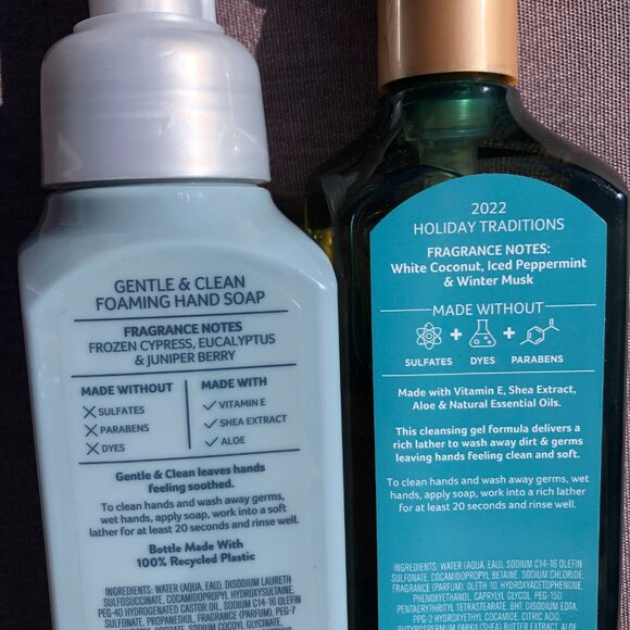 Bath & Body Works COCONUT MINT DROP FROZEN LAKE HAND SOAP New Sealed Bundle 2 - Picture 2 of 10